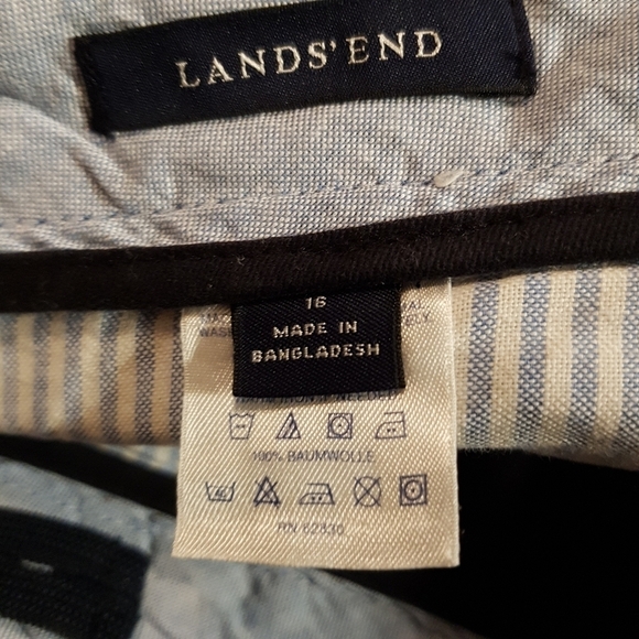 Lands' End boys size 16 navy blue adjustable waist pants, New - Picture 5 of 6